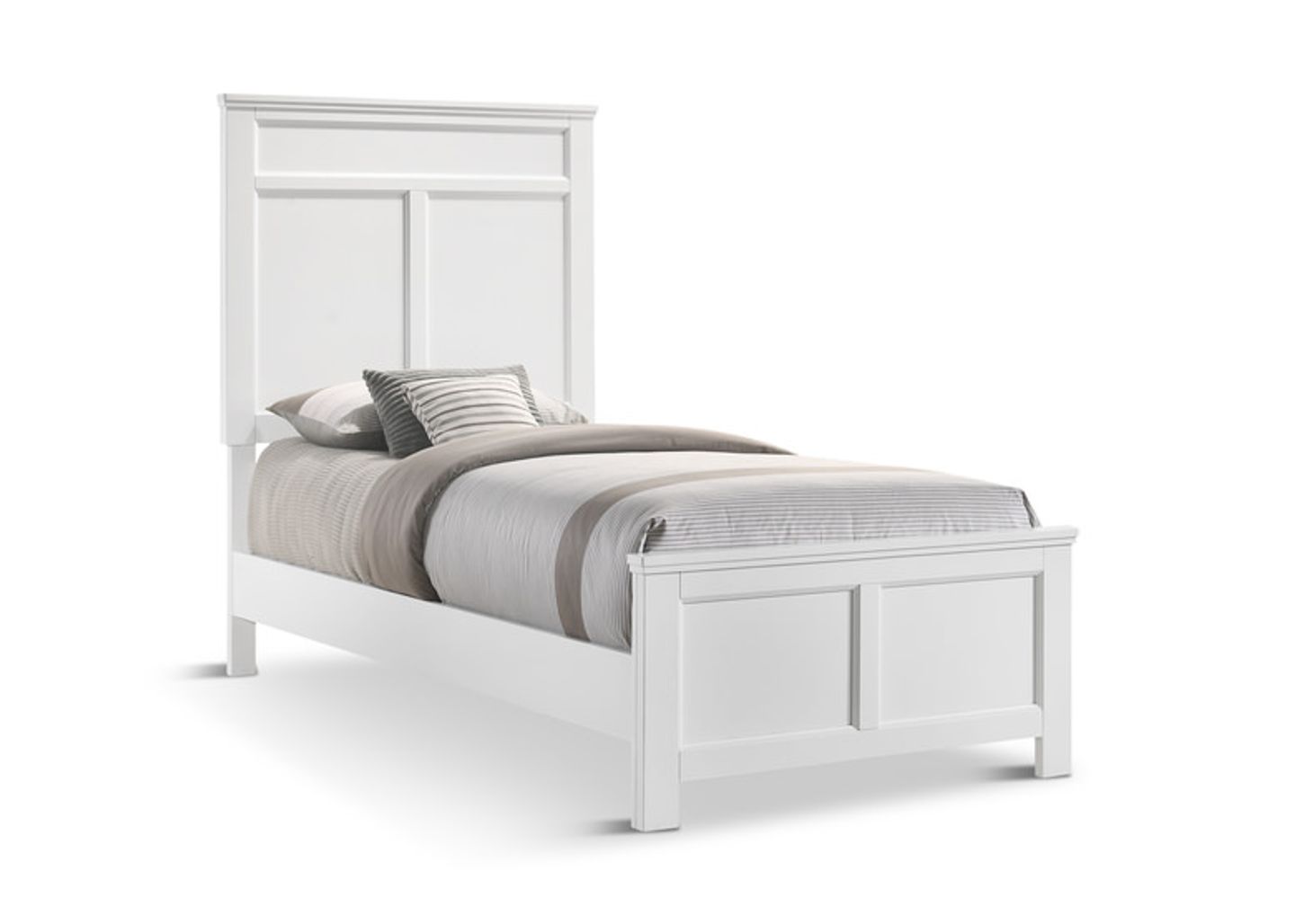 Hunter Twin Bed - White
